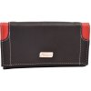 Dámska kožená peňaženka MERCUCIO čierna/červená