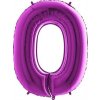 Nafukovací balónik číslo 0 fialový 102 cm extra veľký - Grabo - Grabo Nafukovací balónik číslo 0 fialový 102 cm extra veľký - Grabo - Grabo