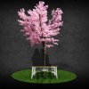 3D jarná lavička a kvitnúci strom, 300 cm, bez osvetlenia 3D jarná lavička a kvitnúci strom, 300 cm, bez osvetlenia