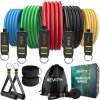 Sada latexových posilňovacích gúm Revity Workout Bands Pro 10-100 kg 5 ks Sada latexových posilňovacích gúm Revity Workout Bands Pro 10-100 kg 5 ks