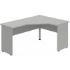 OFFICE PRO s.r.o. HOBIS kancelársky stôl pracovný tvarový, ergo ľavý - GEV 60 L, sivá OFFICE PRO s.r.o. HOBIS kancelársky stôl pracovný tvarový, ergo ľavý - GEV 60 L, sivá