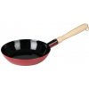 RIESS Drevená servírovacia panvica červený smalt 20 cm RIESS Drevená servírovacia panvica červený smalt 20 cm