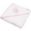 Detská froté osuška s výšivkou a kapuckou New Baby 80x80 biela sloník Detská froté osuška s výšivkou a kapuckou New Baby 80x80 biela sloník