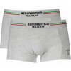Aeronautica Militare Pánske Boxerky 2 Pack Šedé Farba: šedá, Veľkosť: XXL Aeronautica Militare Pánske Boxerky 2 Pack Šedé Farba: šedá, Veľkosť: XXL