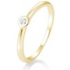 SOFIA DIAMONDS prsteň zo žltého zlata s diamantom 0,05 ct BE41/85771-6-Y SOFIA DIAMONDS prsteň zo žltého zlata s diamantom 0,05 ct BE41/85771-6-Y