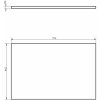 Mexen doska 70 cm biely lesk 91AXX-0704-464-18-00 Mexen doska 70 cm biely lesk 91AXX-0704-464-18-00