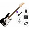 Fender Squier Sonic Precision Bass LRL SET 2 Black Elektrická basgitara Fender Squier Sonic Precision Bass LRL SET 2 Black Elektrická basgitara