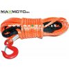 DRAGON WINCH Syntetické lano k navijakom ATV/ UTV - 15m, 5mm Farba: Oranžová s hákom DRAGON WINCH Syntetické lano k navijakom ATV/ UTV - 15m, 5mm Farba: Oranžová s hákom