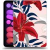 Picasee silikónový čierny obal pre Apple iPad mini 2021 (6. gen) - Red Lily Picasee silikónový čierny obal pre Apple iPad mini 2021 (6. gen) - Red Lily