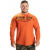 Gasp THERMAL GYM SWEATER FLAME – mikina Gasp oranžová Velikost: L Gasp THERMAL GYM SWEATER FLAME – mikina Gasp oranžová Velikost: L