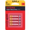 Kodak Heavy Duty zinková batéria AAA (mikrotužka) 1,5 V – balenie 4 ks Kodak Heavy Duty zinková batéria AAA (mikrotužka) 1,5 V – balenie 4 ks