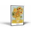 Vincent Van Gogh Van Gogh - Slnečnice | Obraz Vintessia v ráme Rozmery obdĺžnik: 50x75, Rám: Čierny matný-alu Vincent Van Gogh Van Gogh - Slnečnice | Obraz Vintessia v ráme Rozmery obdĺžnik: 50x75, Rám: Čierny matný-alu