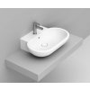 Ceramica Dolomite Mirto umývadlo 65x46 cm oválny umývadlo na nábytok biela matná D461441 Ceramica Dolomite Mirto umývadlo 65x46 cm oválny umývadlo na nábytok biela matná D461441