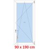 Soft Plastové okno 90x190 cm, otváravé a sklopné Soft Plastové okno 90x190 cm, otváravé a sklopné