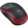 Logitech M185 Compact Wireless Mouse Barva: červená, 910-002240 Logitech M185 Compact Wireless Mouse Barva: červená, 910-002240