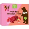 BEAR Fruit Rolls jahoda a malina ovocné rolované plátky 9 x 20 g