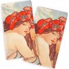 Matějovský ALFONS MUCHA kuchynské utierky Summer Bavlna 2ks 50x60 cm Matějovský ALFONS MUCHA kuchynské utierky Summer Bavlna 2ks 50x60 cm