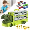 Transportné nákladné auto - hračka pre chlapcov so 6 pretekárskymi autami Transportné nákladné auto - hračka pre chlapcov so 6 pretekárskymi autami