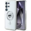 Karl Lagerfeld IML Choupette Head MagSafe Samsung Galaxy S25 Ultra Transparent KLHMS25LHLSCHH
