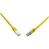 Solarix 28840059 10G patch CAT6A SFTP LSOH, 0,5m, žlutý