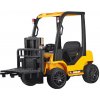 Jokomisiada elektrický vysokozdvižný vozík Forklift žltočierná Jokomisiada elektrický vysokozdvižný vozík Forklift žltočierná