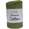 Špagát Macrame Cotton Vojenská zelená 787 Špagát Macrame Cotton Vojenská zelená 787