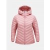 Peak Performance W Frost Down Hood Jacket Warm Blush ombre Blue