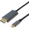 PremiumCord kábel USB-C na DisplayPort DP1.4 8K @ 60Hz a 4k @ 120Hz 2m ku31dp09 PremiumCord kábel USB-C na DisplayPort DP1.4 8K @ 60Hz a 4k @ 120Hz 2m ku31dp09