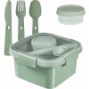 Curver Dóza To Go Lunch Kit 1,1L čtvercová Curver Dóza To Go Lunch Kit 1,1L čtvercová