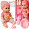 Interaktívna cikajúca bábika bábätko + nočník, fľaša, cumlík, hovorí, 30 cm, 3r+ Interaktívna cikajúca bábika bábätko + nočník, fľaša, cumlík, hovorí, 30 cm, 3r+