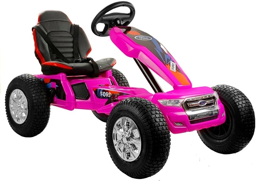 Lean Toys elektrická motokára 2 x 35W DKG01 růžová