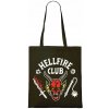 Čierna plátená taška Stranger Things - Hellfire Club Čierna plátená taška Stranger Things - Hellfire Club