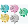 MAKRO - Pokladnička prasiatko rôzne farby 14x12x12cm rôzne farby MAKRO - Pokladnička prasiatko rôzne farby 14x12x12cm rôzne farby