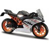 Maisto Motocykel KTM RC 390 čierno-strieborno oranžová 1:18 Maisto Motocykel KTM RC 390 čierno-strieborno oranžová 1:18