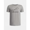 Under Armour Chlapčenské tričko UA GL FOUNDATION SS Šedá YLG Under Armour Chlapčenské tričko UA GL FOUNDATION SS Šedá YLG