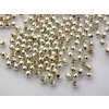 Korálky kovové 3mm 10 g striebro Korálky kovové 3mm 10 g striebro