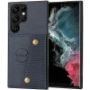 Kožený kryt Double Buckle na Samsung Galaxy S24 Ultra 5G - Modrá Kožený kryt Double Buckle na Samsung Galaxy S24 Ultra 5G - Modrá