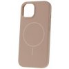 TopQ Zadný kryt Magsafe Slim Silicone pre iPhone 15 hnedý TopQ Zadný kryt Magsafe Slim Silicone pre iPhone 15 hnedý