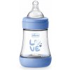 Chicco láhev Perfect 5 silikon modrá 150 ml Chicco láhev Perfect 5 silikon modrá 150 ml