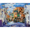ZUTY Maľovanie podľa čísel - NEPRIAZNIVÉ POČASIE V MALOM MESTEČKU Rámovanie: vypnuté plátno na rám, Rozmer: 40x50 cm ZUTY Maľovanie podľa čísel - NEPRIAZNIVÉ POČASIE V MALOM MESTEČKU Rámovanie: vypnuté plátno na rám, Rozmer: 40x50 cm