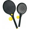 Lori Soft tenis - černý (2rakety, míček) Lori Soft tenis - černý (2rakety, míček)