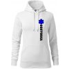 Hviezda života - doktorka - Mikina dámská Cape s kapucí - XL ( Biela ) Hviezda života - doktorka - Mikina dámská Cape s kapucí - XL ( Biela )