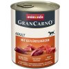 Animonda GranCarno Original Adult - Bravčové a hydinové srdcia 800g Animonda GranCarno Original Adult - Bravčové a hydinové srdcia 800g