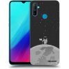 Picasee silikónový čierny obal pre Realme C3 - Astronaut Picasee silikónový čierny obal pre Realme C3 - Astronaut