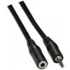 Predlžovací audio kábel Jack (3.5mm) samec - Jack (3.5mm) samica, 3m, čierna Predlžovací audio kábel Jack (3.5mm) samec - Jack (3.5mm) samica, 3m, čierna