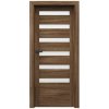 PORTA Doors SET Rámové dvere VERTE HOME D.6 so sklom, fólia Dub Tmavý Matný + zárubeň PD-VER-D6_DUBTMMAT PORTA Doors SET Rámové dvere VERTE HOME D.6 so sklom, fólia Dub Tmavý Matný + zárubeň PD-VER-D6_DUBTMMAT