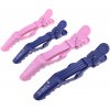Klipsy do vlasov Sibel Gator - 9 cm, 11 cm, ružové/tmavo modré, 4 ks Klipsy do vlasov Sibel Gator - 9 cm, 11 cm, ružové/tmavo modré, 4 ks
