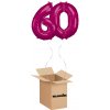 HeliumKing Balónový box - Narodeninové číslo 60 ružový 86 cm HeliumKing Balónový box - Narodeninové číslo 60 ružový 86 cm