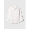 GAP Baby košile s logem Oxford bílá GAP Baby košile s logem Oxford bílá