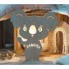 ČistéDrevo Detská nástenná lampička s menom - koala ČistéDrevo Detská nástenná lampička s menom - koala